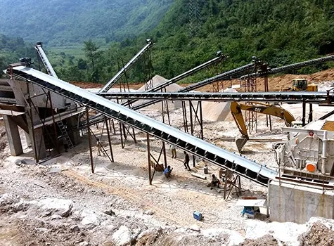 Proyecto de línea de producción de trituración de rocas erosionadas de Yunnan