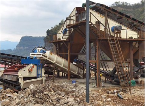 Linha de produção para 200 toneladas de areia e pedra de granito por hora